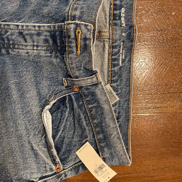 High-Waisted Button-Fly Slouchy Straight Jeans for Women - Picture 6 of 6